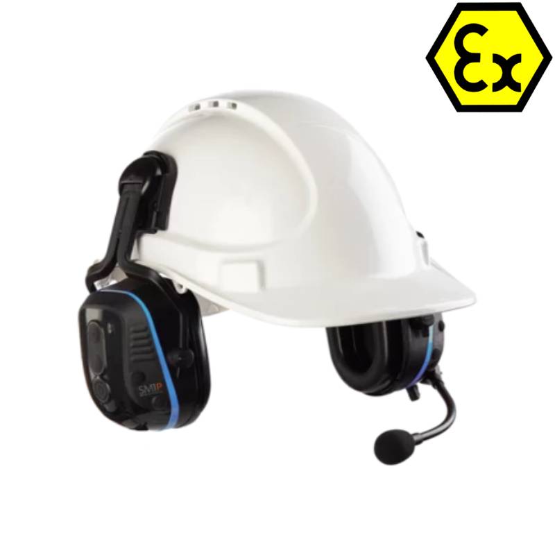 ECOM SM1P Atex met helm