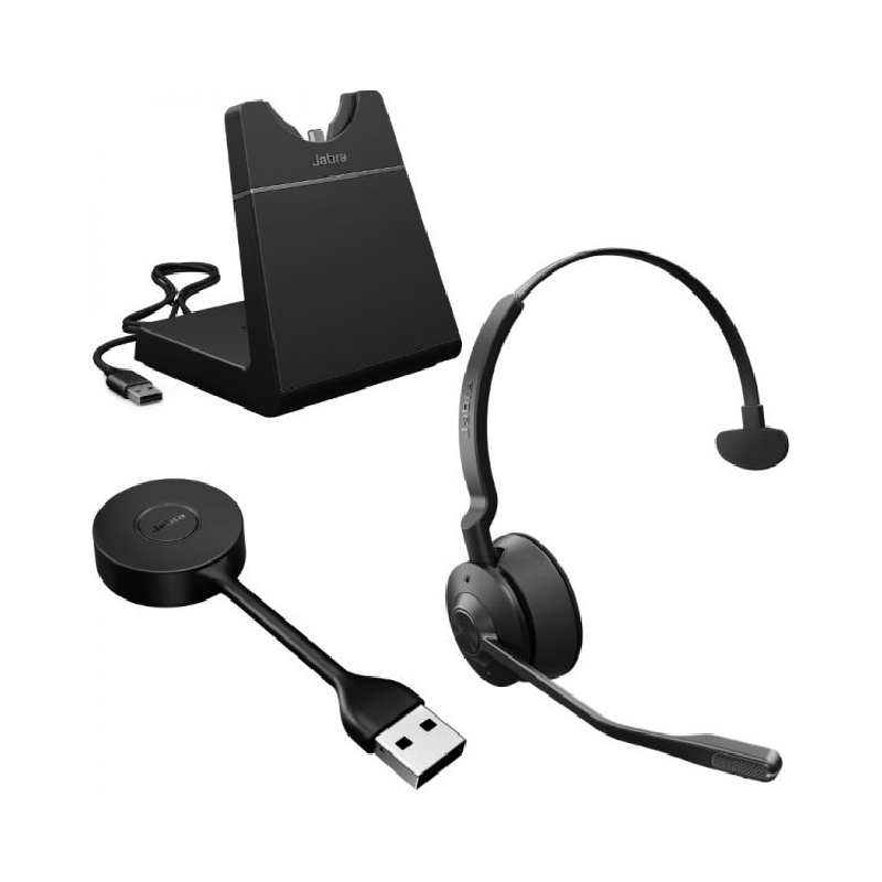 Jabra Engage 55 SE, UC Convertible, Link400a Met Laadstation