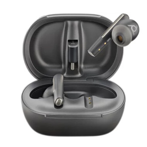 Poly Voyager Free 60 UC USB C draadloze oortjes met zwarte oplaadcase
        